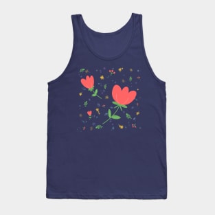 Flower seamless pattern drawing Tank Top